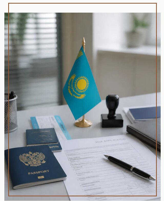 Оформление визы в Казахстан для поездки и работы в Пушкине